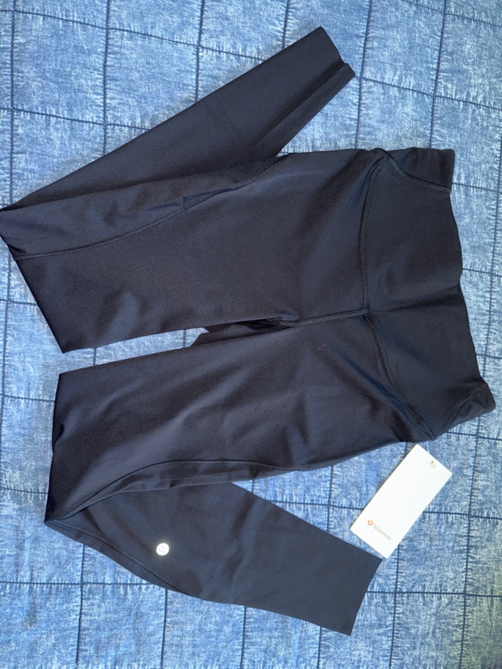 New, Lululemon Black Active Base HR Tight 28" Leggings